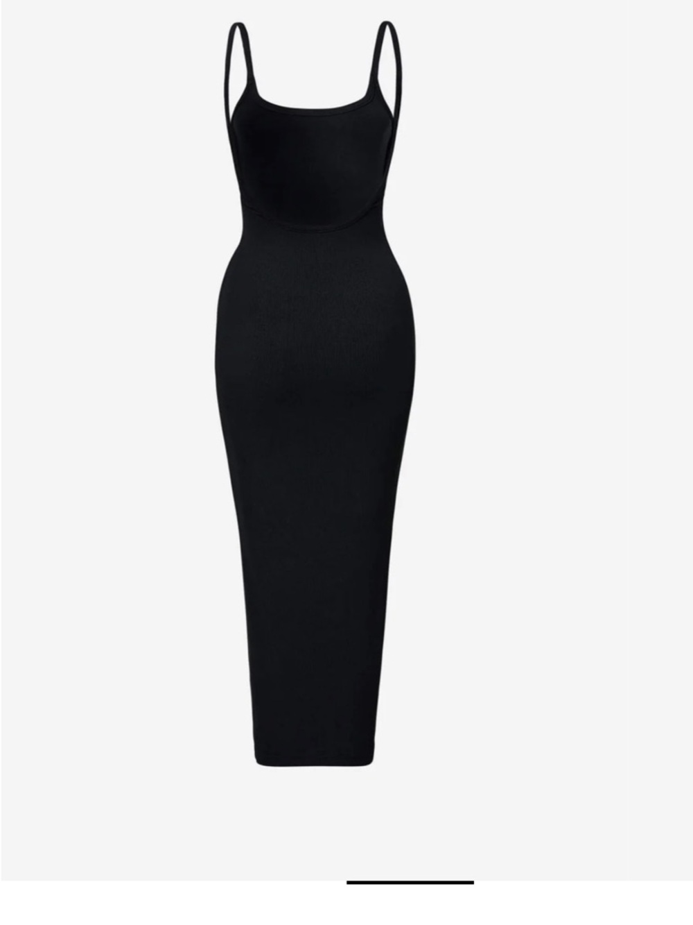 NWT All Things GoldenClassic Black Maxi Bodycon Dress - Sleek Women's Slip Dress - Picture 3 of 8